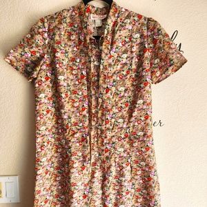 Very RARE Vintage Joseph Magnin Dress, unk size. made of Polyester